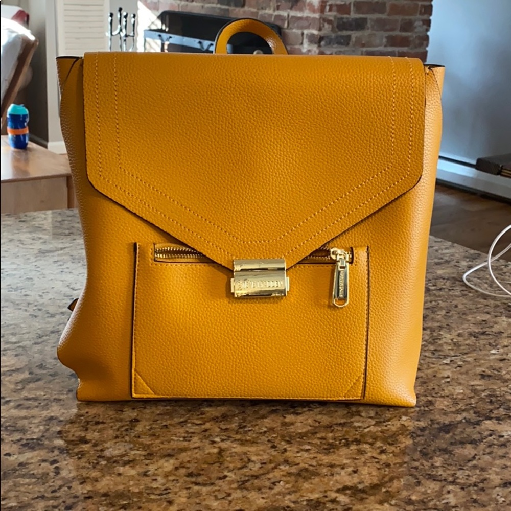 Steve Madden leather backpack purse